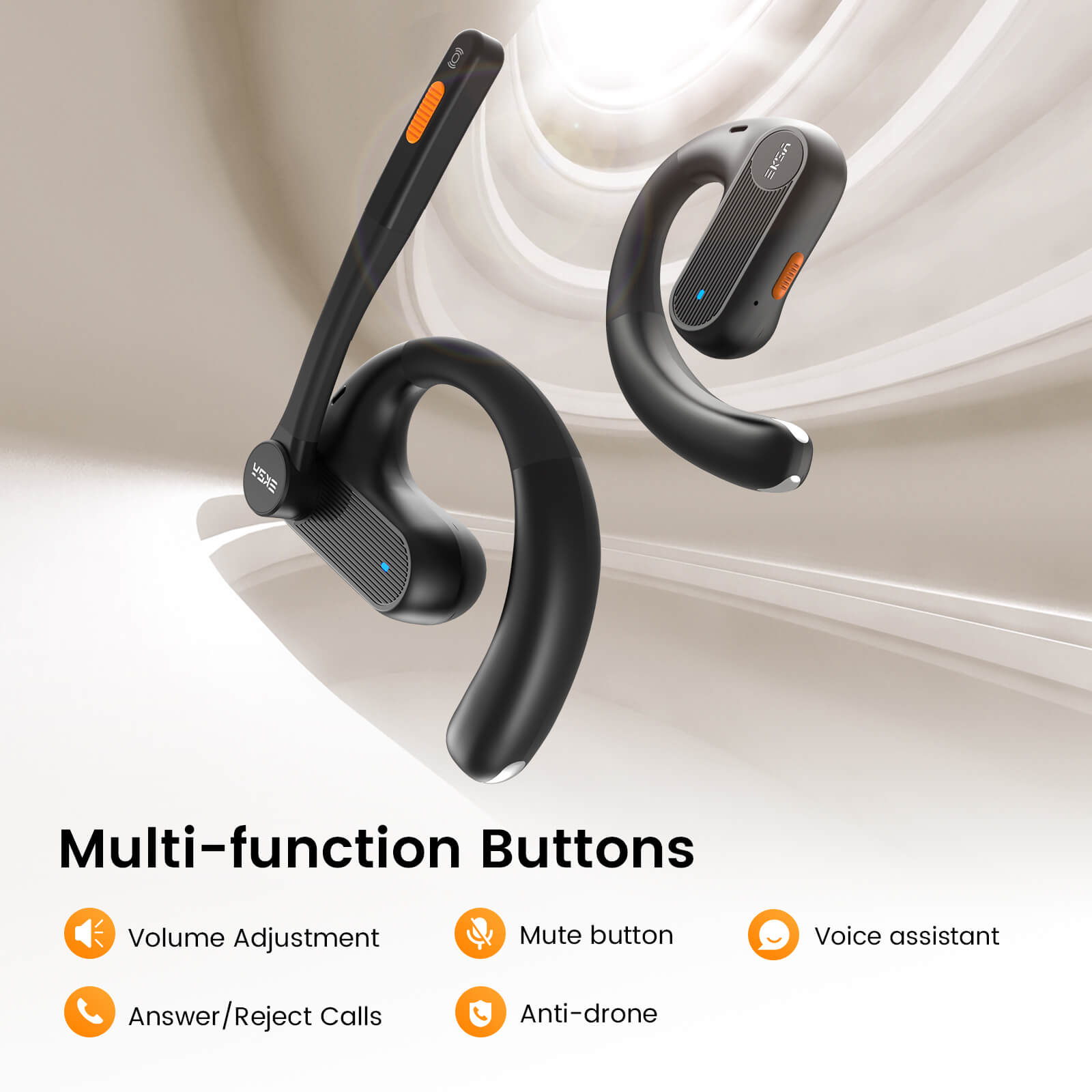 EKSAtelecom® S30 Open-Ear Air Conduction True Wireless Headset EKSAtelecom® S30 Open-Ear Air Conduction True Wireless Headset