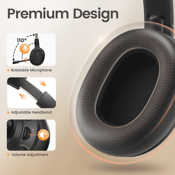 premium design of H2 headset
