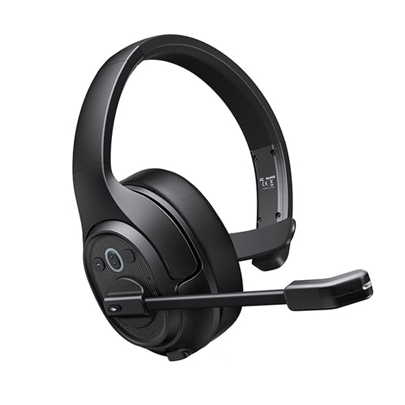 EKSA H1 Casque Bluetooth avec Micro, Réduction Intelligente du Bruit,  Conversation Claire, Casque Audio pour PC, Ordinateur, Centre d'appels